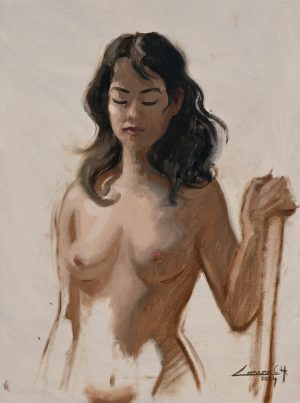 Female nude study