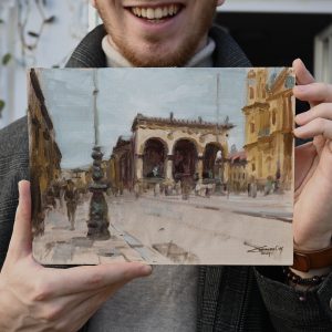 The Odeonsplatz in Munich
