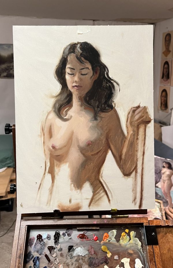 Female nude study - Image 2